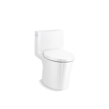 Kohler Veil One-Piece Elongated Dual-Flush Toilet With Skirted Trapway 1381-0